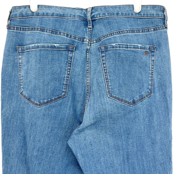 WILLIAM RAST Women's Ankle Skinny Jeans High Rise Ombre Grommet Stretch Size 30 - Picture 7 of 12